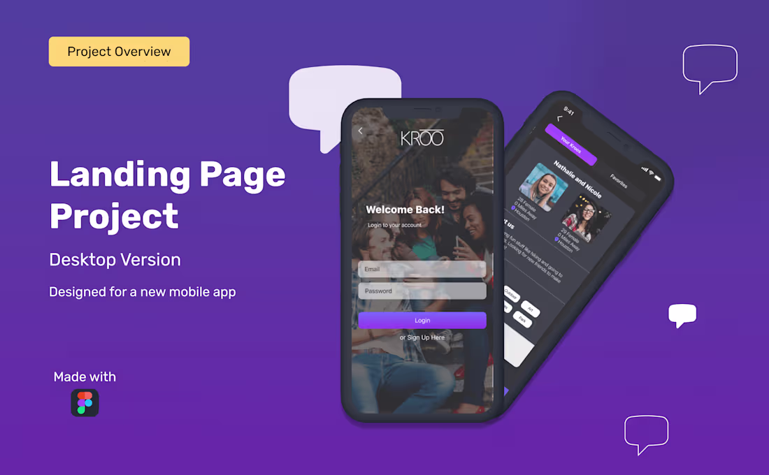 Cover image for Landing Page Design Project