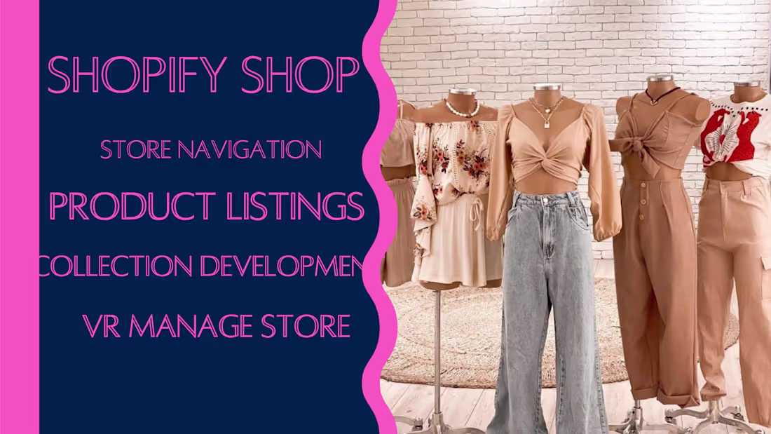 Cover image for Shopify designer, social media management 
