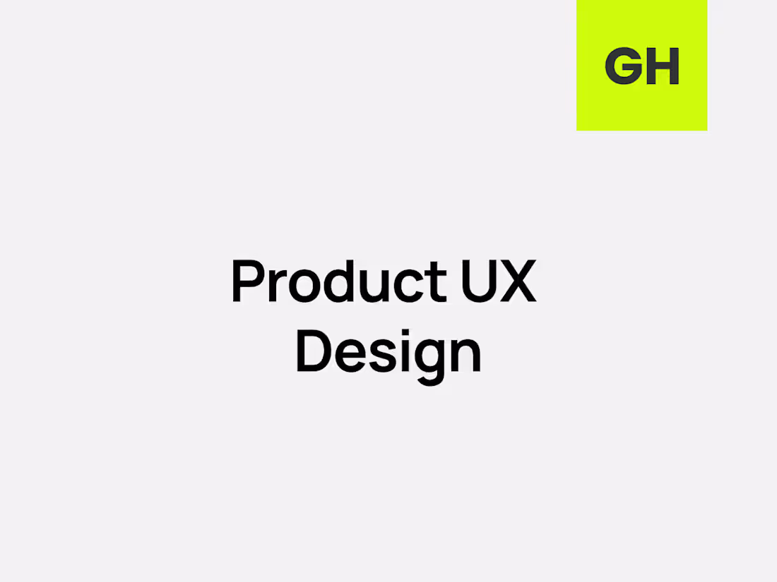 Cover image for Product UX Design