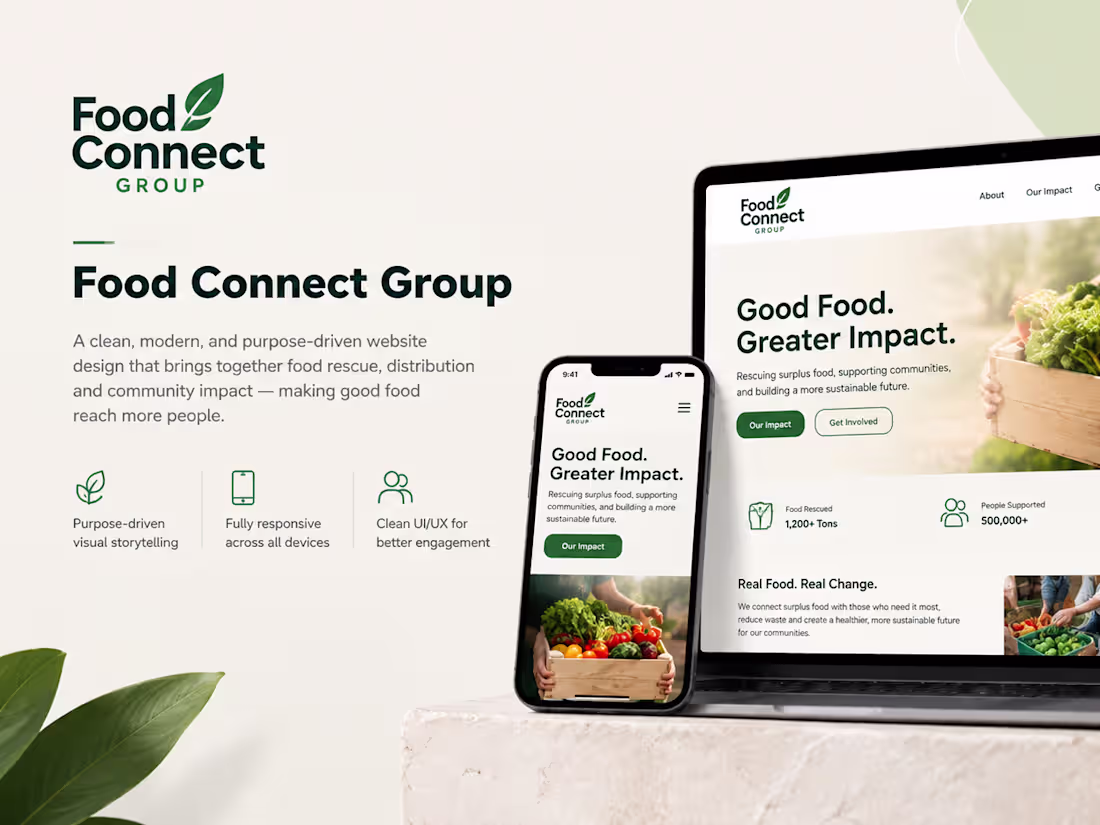 Cover image for Designed a modern, user-centric website