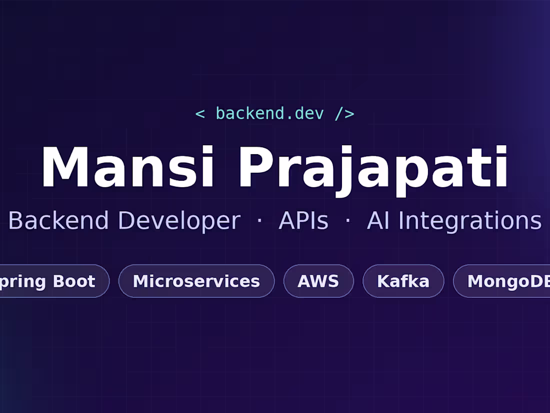 Cover image for GitHub - mansiprajapati5/fintech-transaction-service