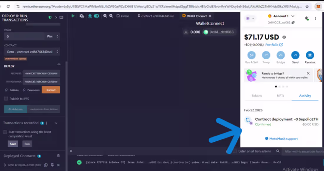 Cover image for Step by step on how to create and deploy a free token