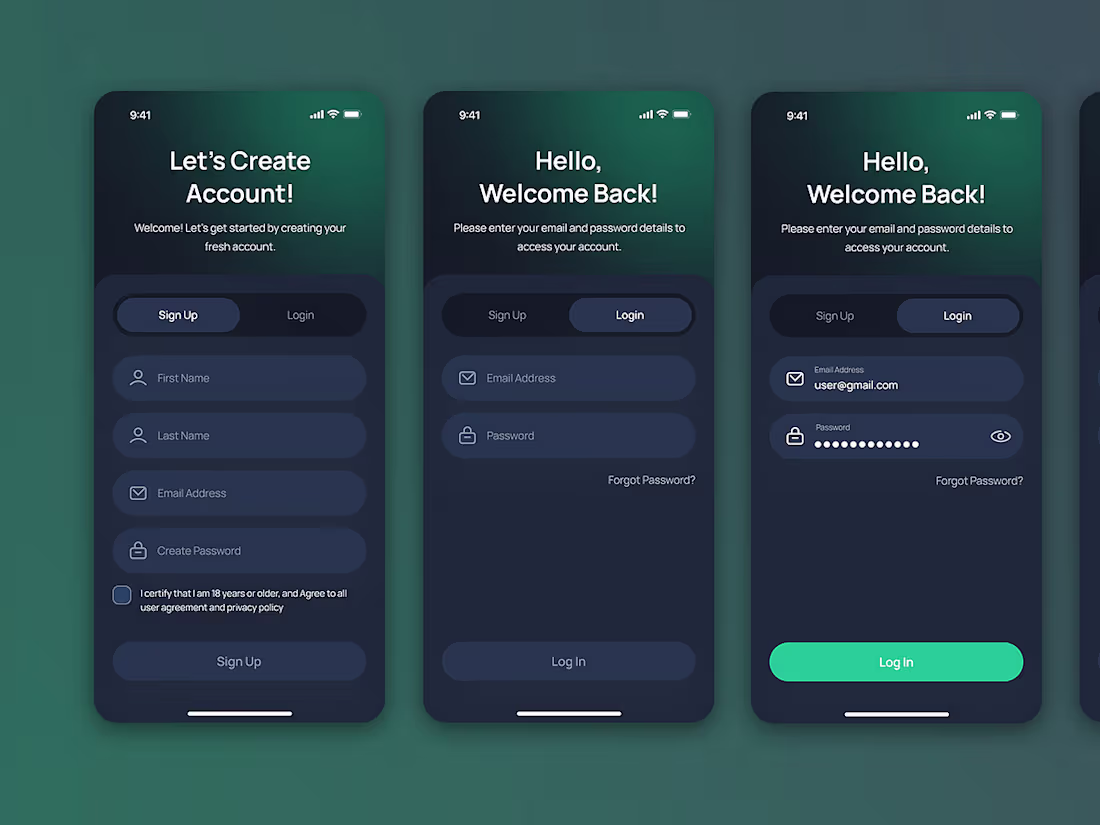 Cover image for Modern Login & Sign Up
