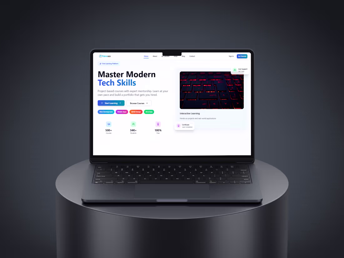 Cover image for Development of Bootcamp-Patronecs Learning Platform