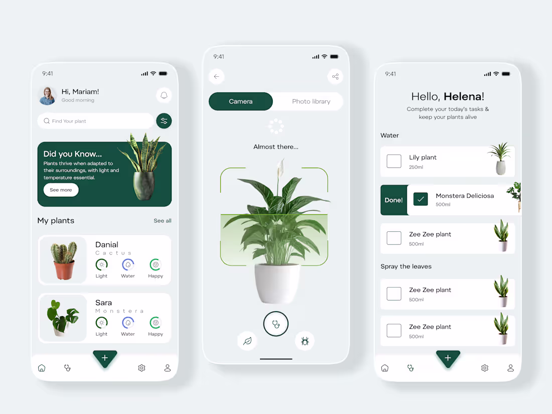 Cover image for Here is my Plant Care Mobile App Redesign Feel free to give ...