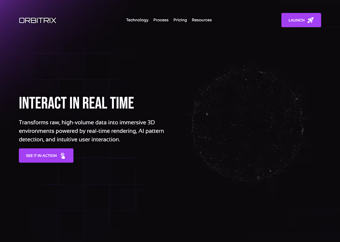 Cover image for Interactive Hero Section