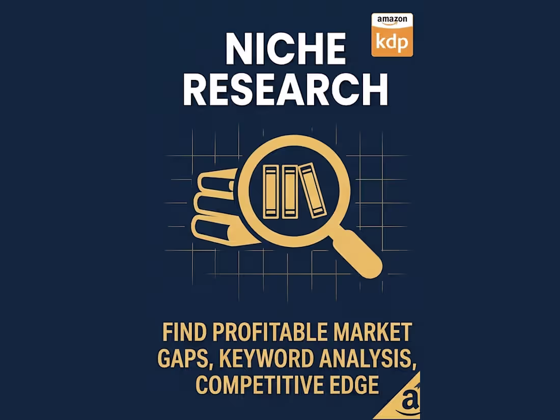 Cover image for Amazon KDP Niche & Keyword Research Report