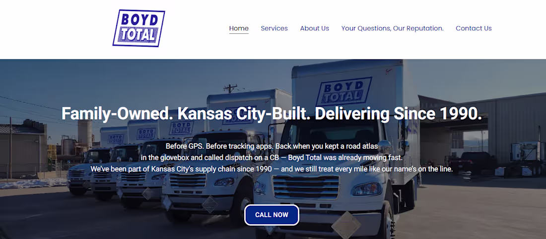 Cover image for Boyd Total Delivery Systems is