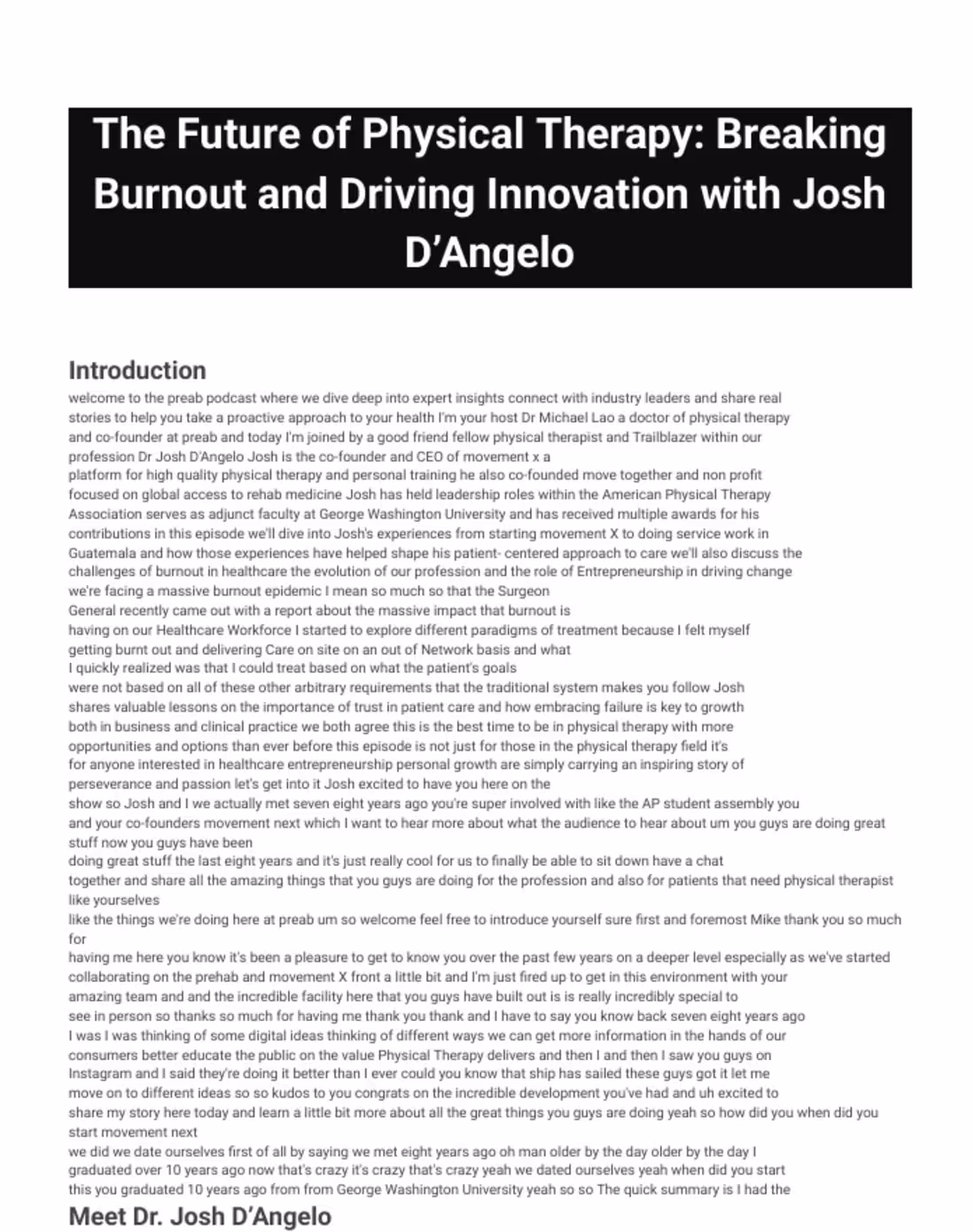 Cover image for transcription and proofreading