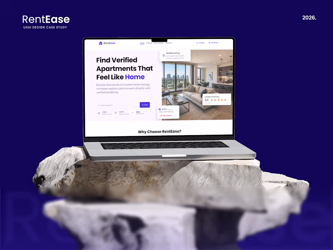 Cover image for Rental discovery platform designed to