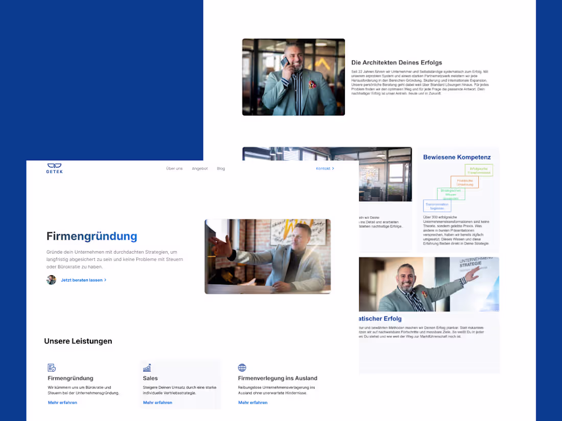 Cover image for Website Relaunch & Branding for GeteK Consulting