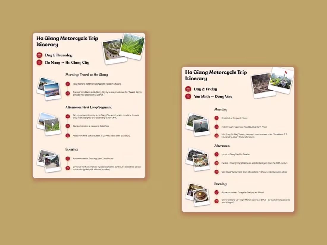 Cover image for Lead Magnet for Nomadius - Ha Giang Loop Travel Itinerary