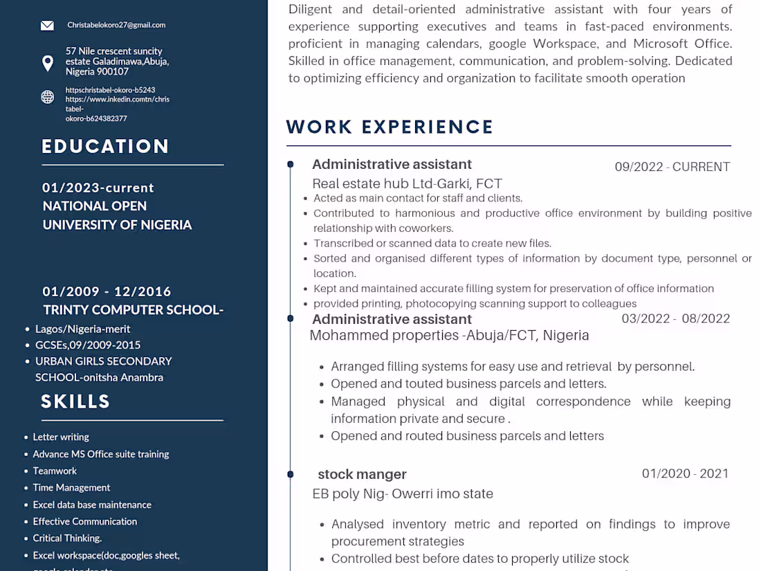 Cover image for Resume design 