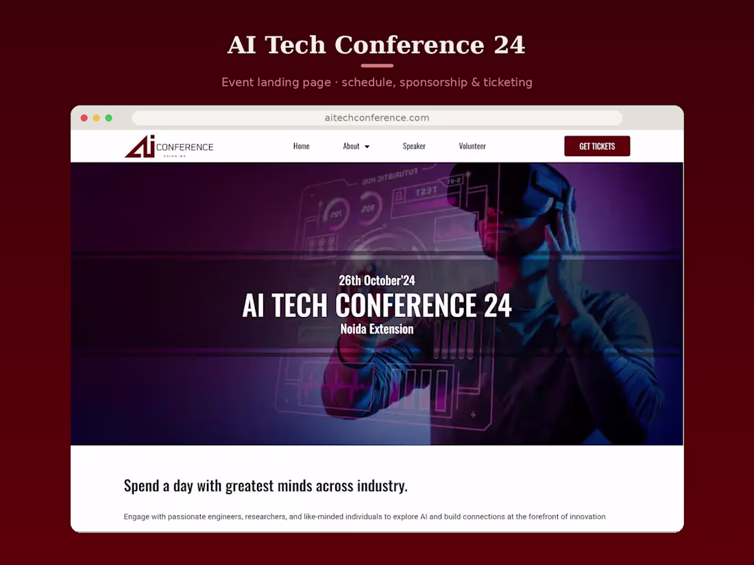 Cover image for Asia Tech AI Conference