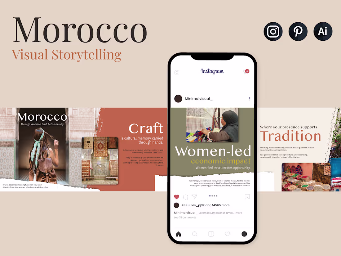 Cover image for A visual storytelling Instagram carousel