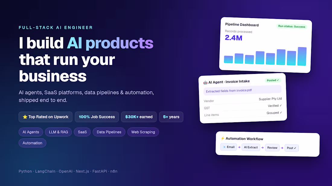 Cover image for Full-Stack SaaS MVP