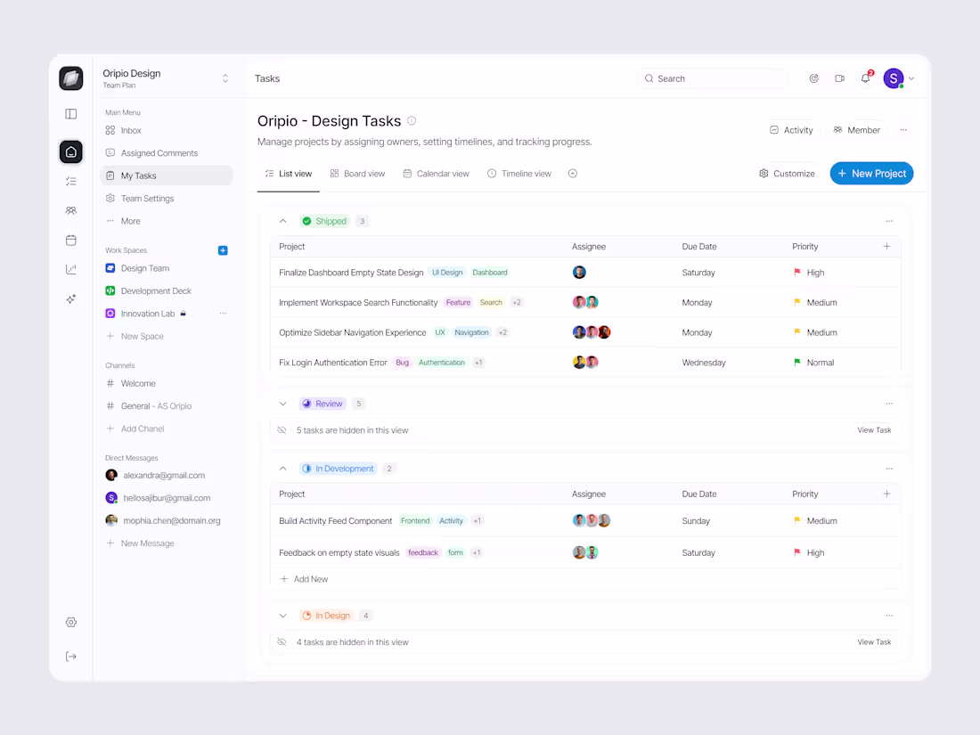 Cover image for Designed an AI Task Management