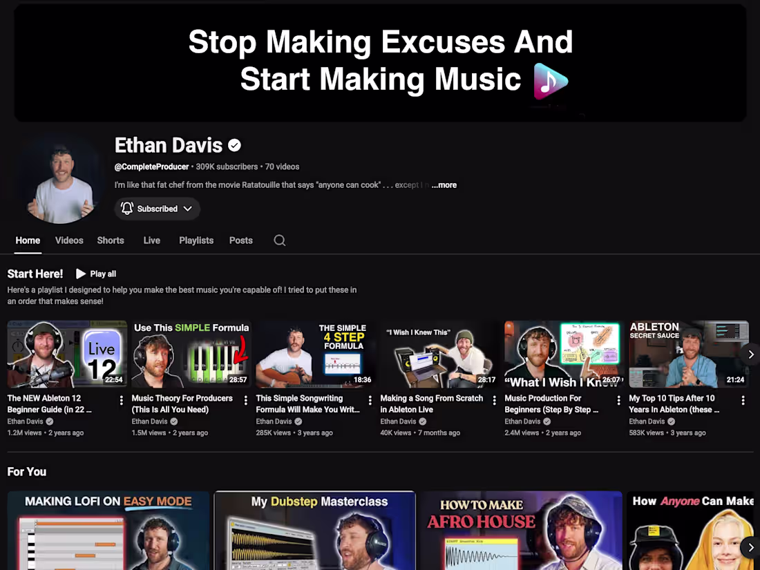 Cover image for YouTube Video Editing — Ethan Davis