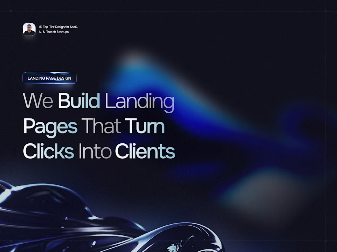 Cover image for Landing Page Design (High-Conversion-Focused)