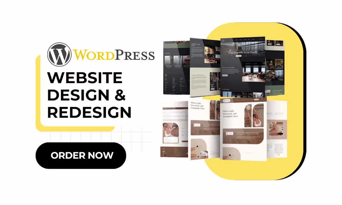 Cover image for I will build or redesign your WordPress website for sales