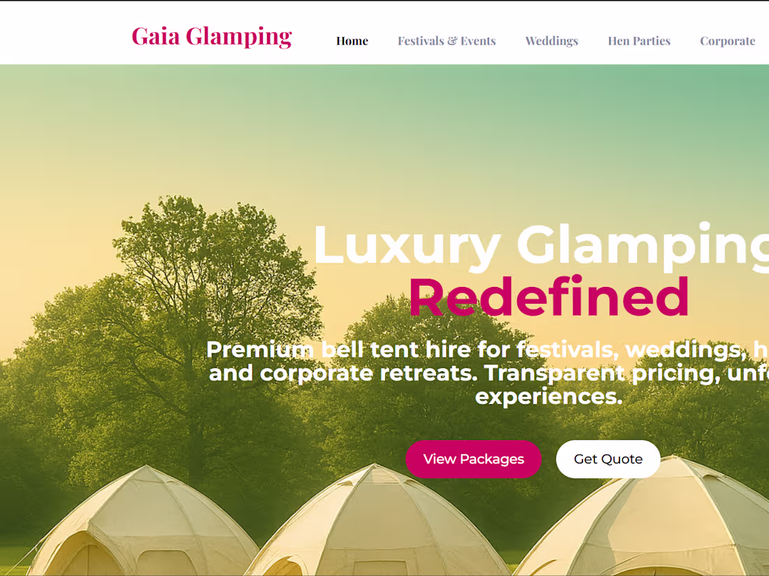 Cover image for Home - Gaia Glamping