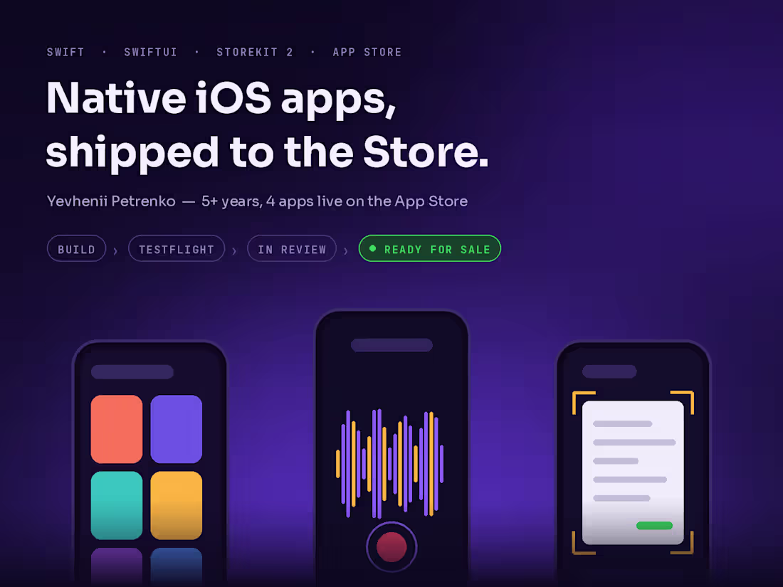 Cover image for iOS App Development: from idea to App Store release
