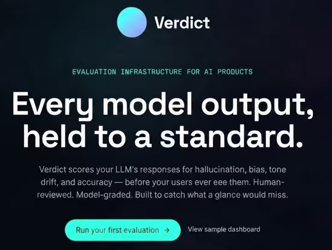 Cover image for Verdict QA is an AI