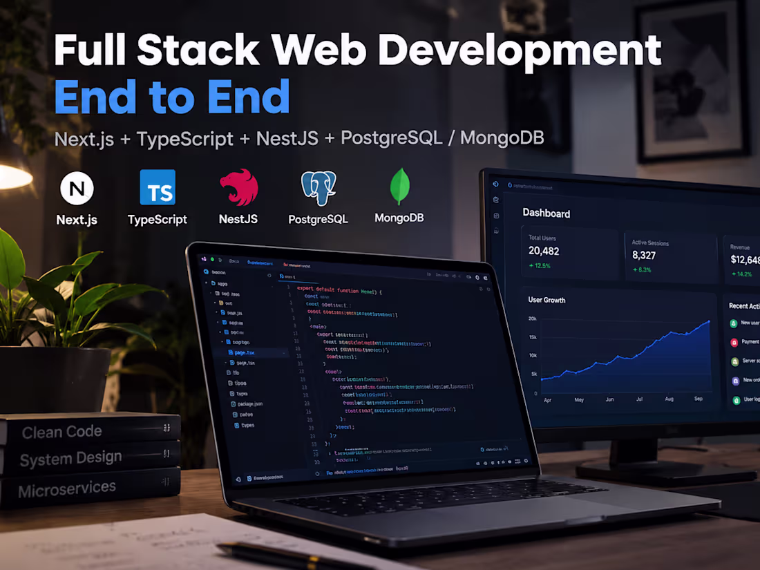 Cover image for Web Application end-to-end development
