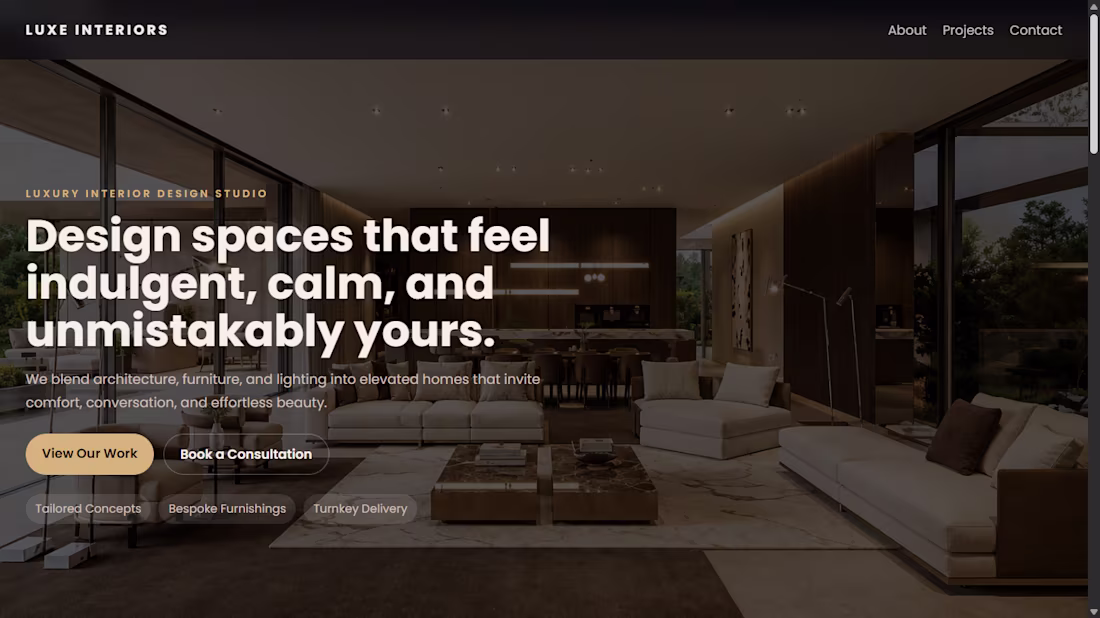Cover image for An interactive and smooth website
