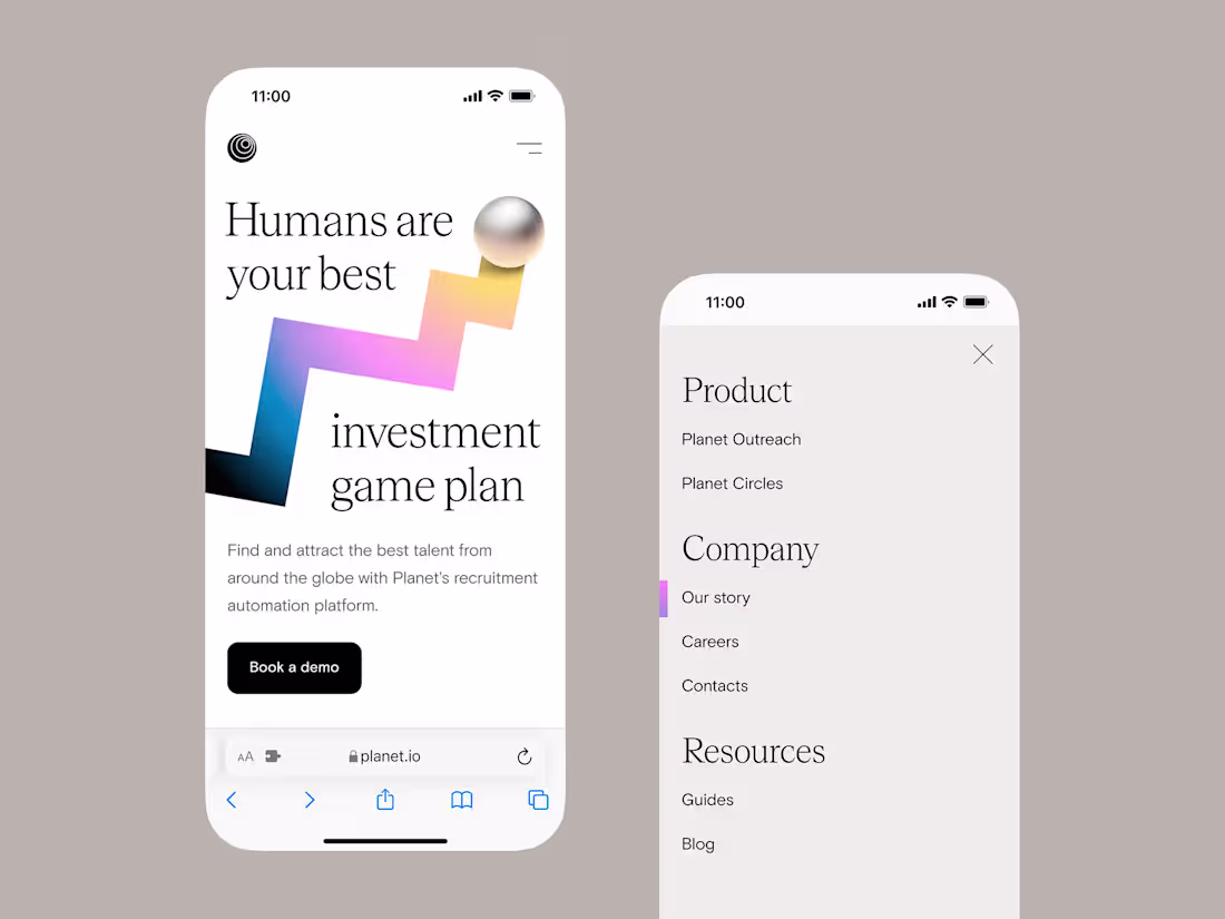 Cover image for Recruitment automation: Web design, Branding A design explor...
