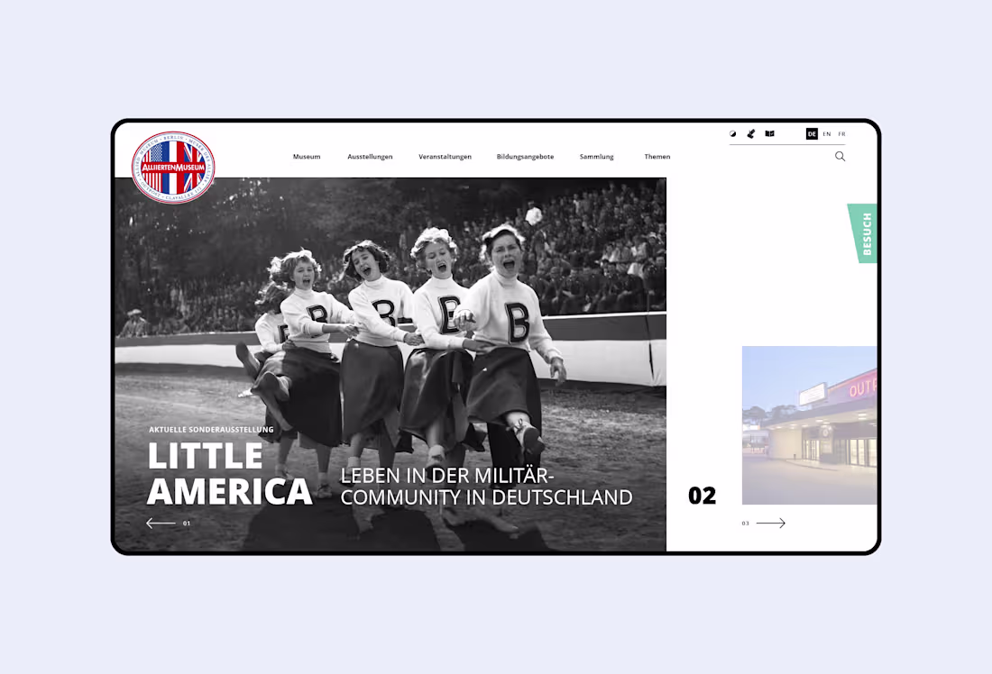 Cover image for UI design – Museum