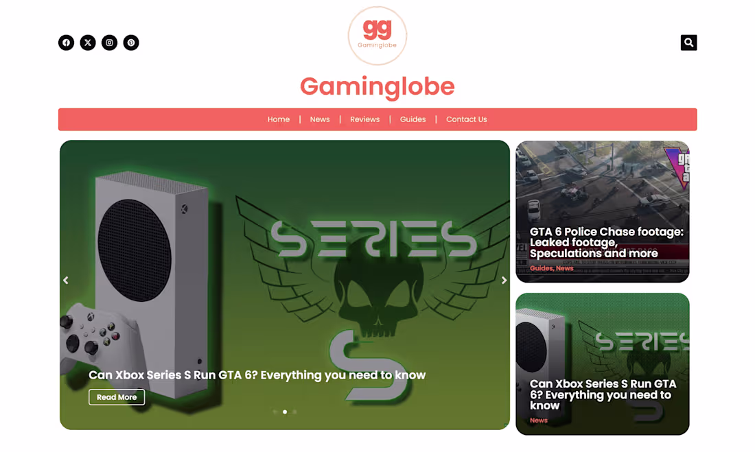 Cover image for Gaminglobe – The Ultimate Hub for Gaming News & Reviews