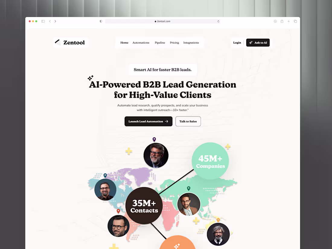 Cover image for B2B website design