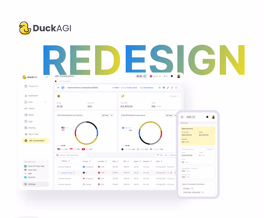 Cover image for DuckAGI API Platform Redesign
DuckAGI is
