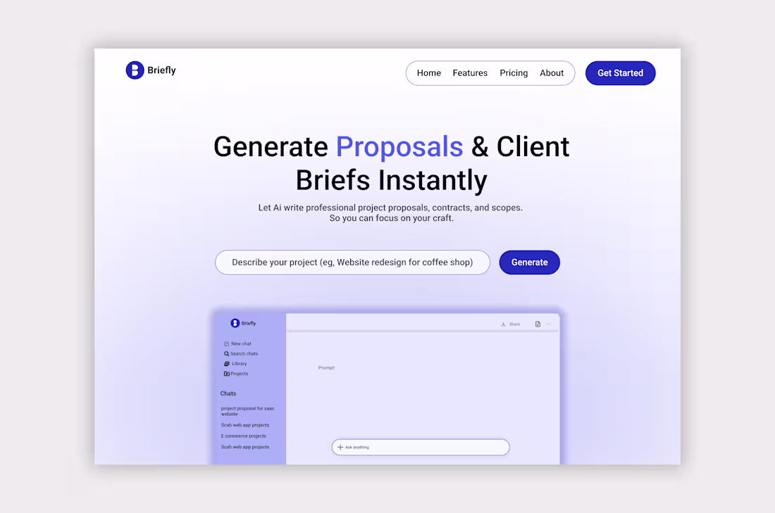 Cover image for Saas website hero section