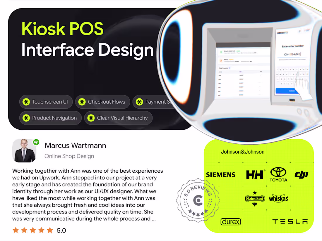 Cover image for Kiosk & POS Interface Design