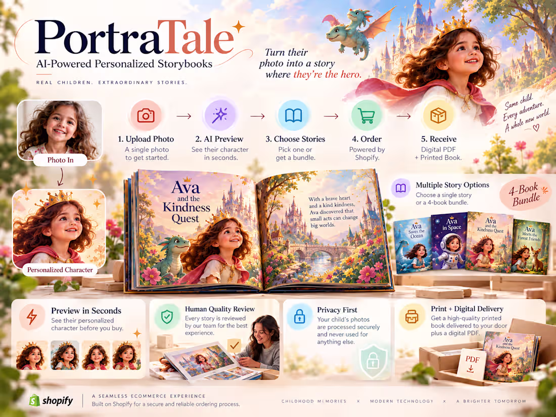 Cover image for AI-Powered Personalized Storybook Platform