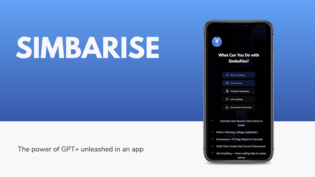 Cover image for Simbarise
