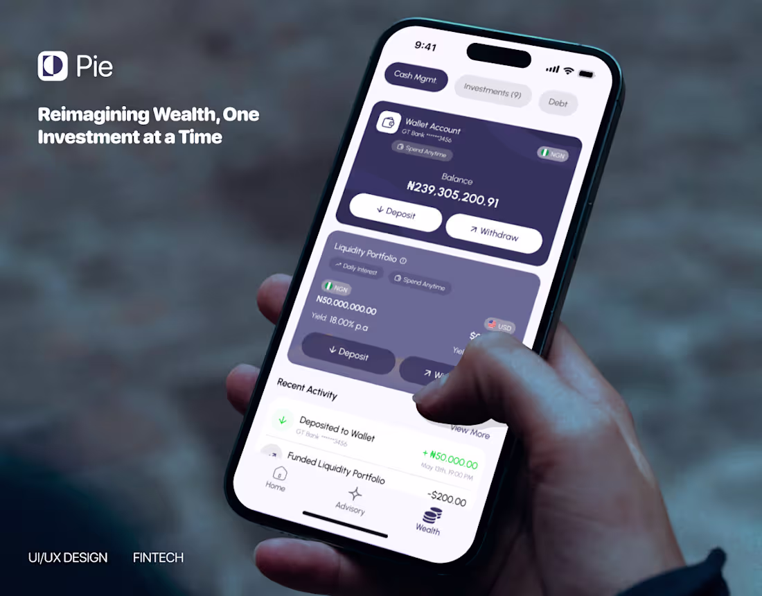 Cover image for Pie — Reimagining Wealth, One Investment at a Time