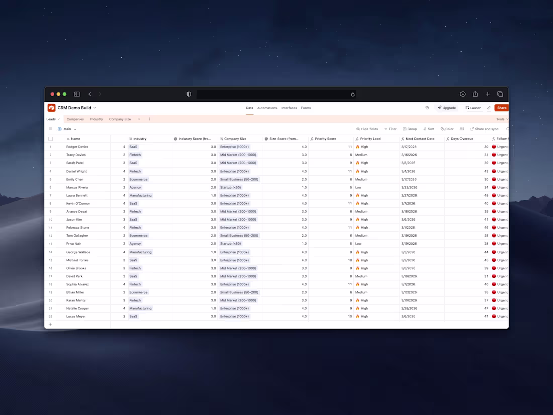 Cover image for Zero-Cost Intelligent Sales CRM (Airtable