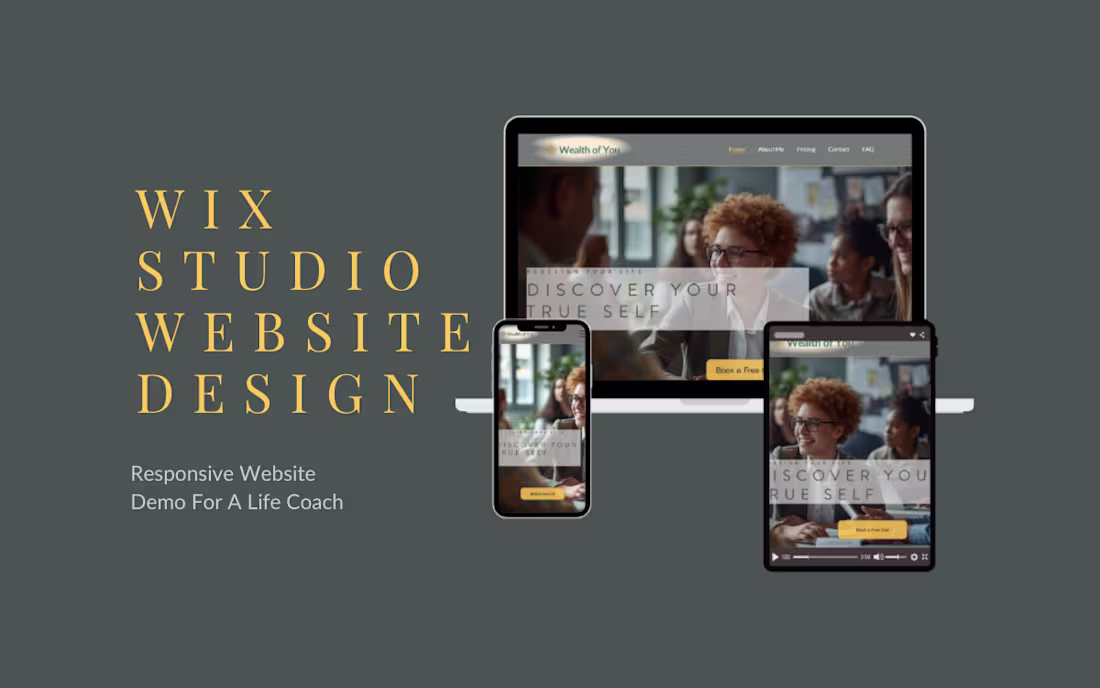 Cover image for Wix Studio life coaching demo