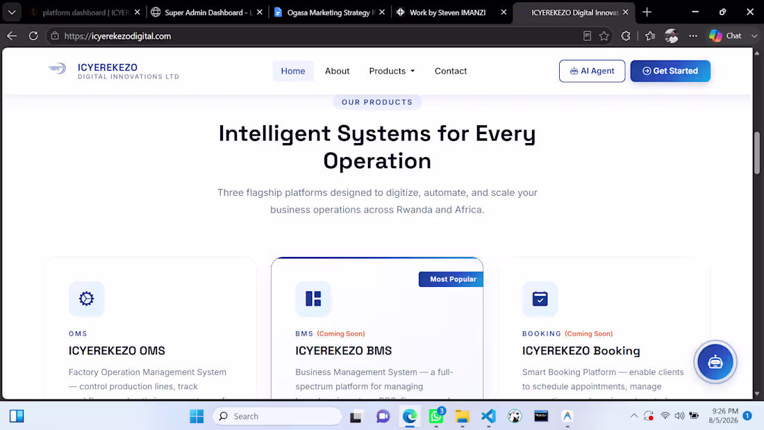 Cover image for Full responsive website, made in Laravel, Tailwind css, and ...