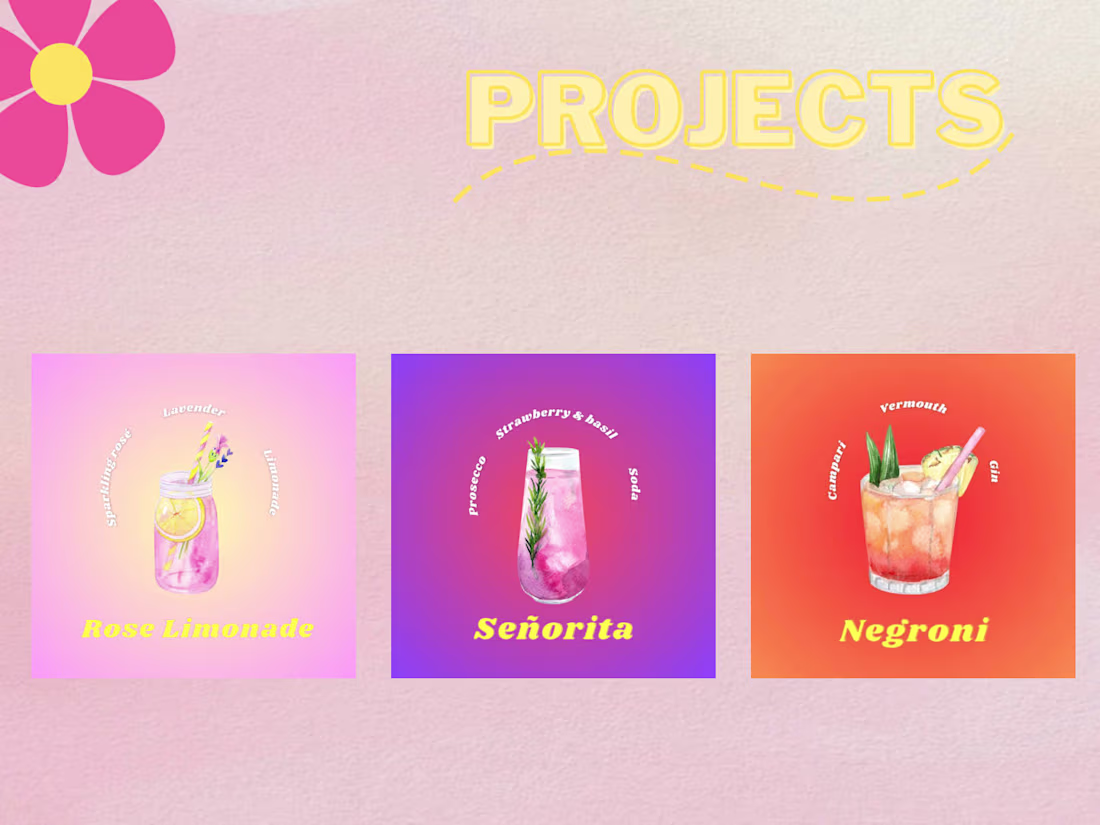 Cover image for Cocktail menu design