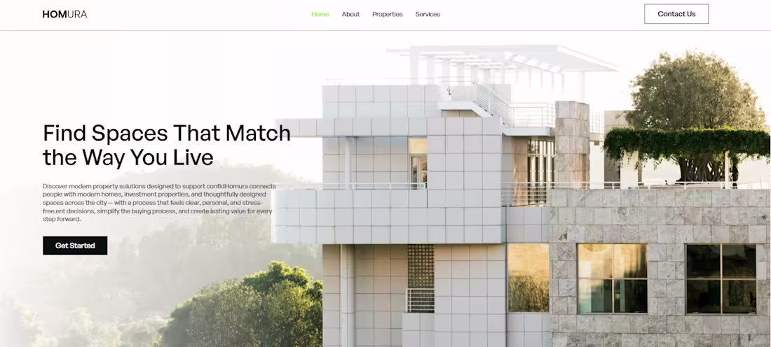 Cover image for Homura — Modern Real Estate