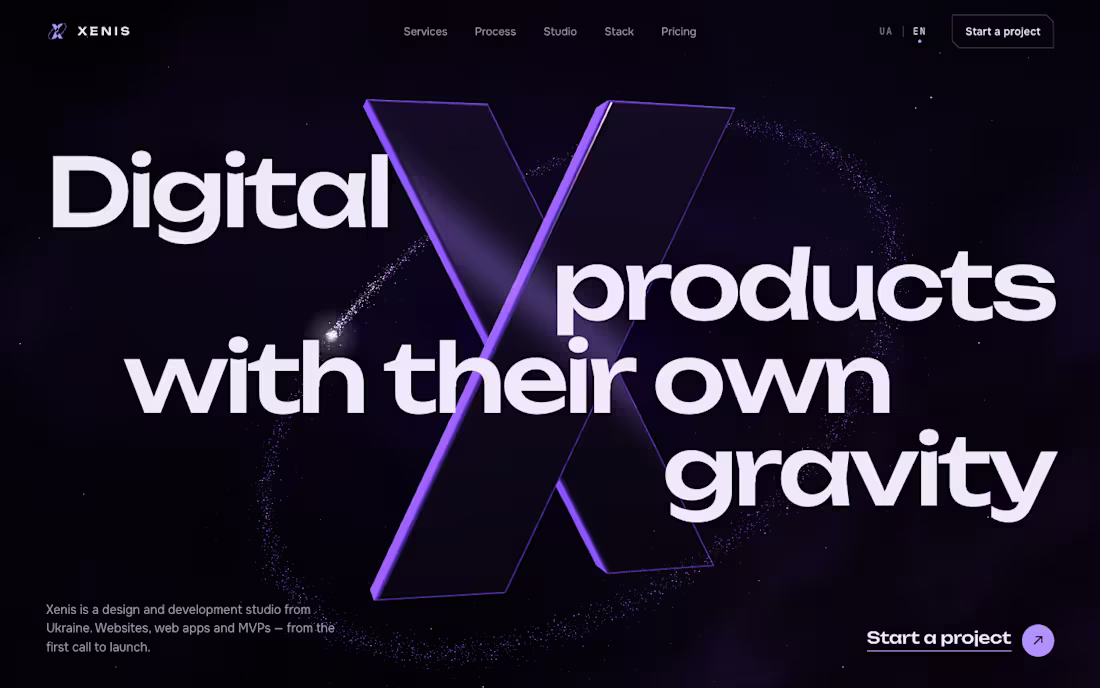 Cover image for Xenis studio website — our