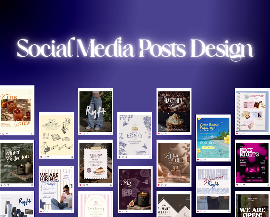 Cover image for Social media post / content design