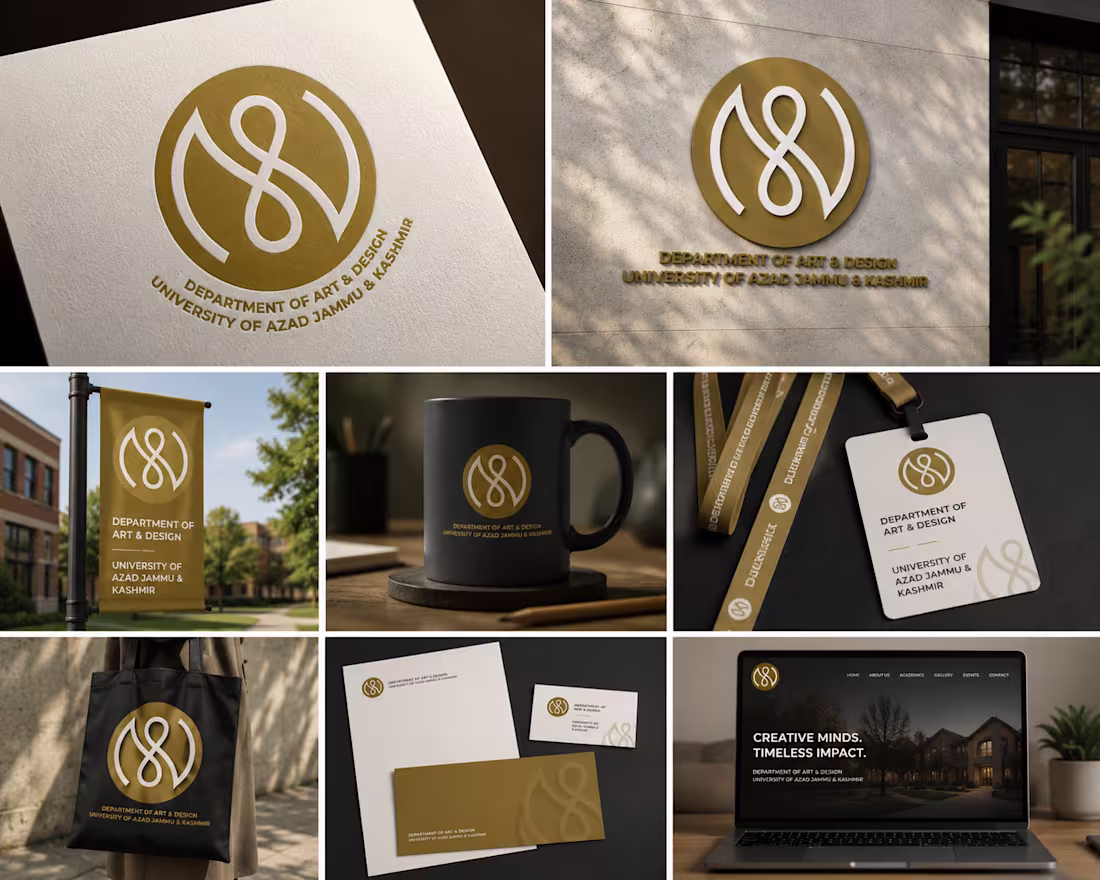 Cover image for Expert Logo Design for UAJK's Art and Design Department