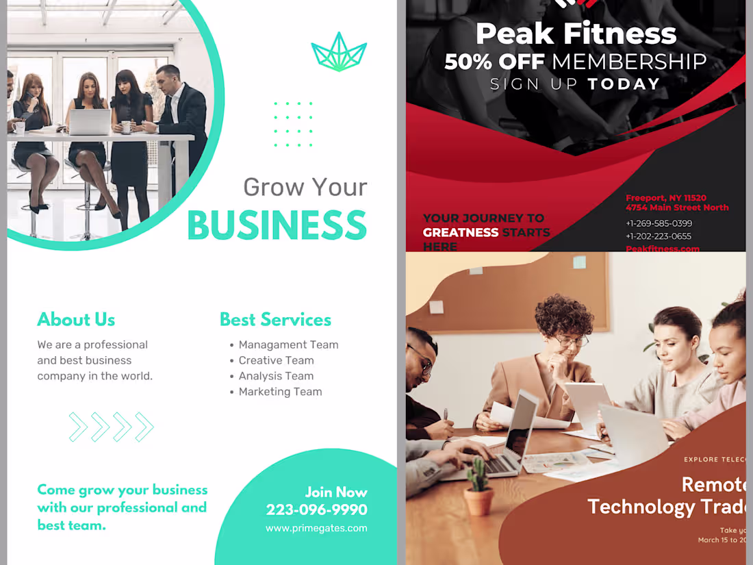 Cover image for Visual Designs Banners, Posters, & Brochures