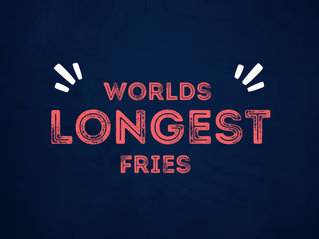 Cover image for Worlds Longest Fries on Behance