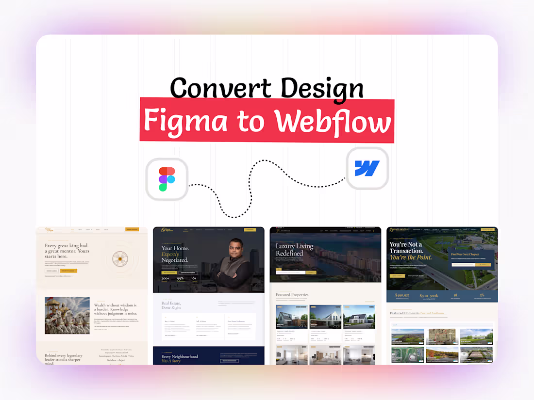 Cover image for Figma to Webflow Development